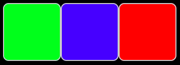 Boxes with the very first left alignment to each other