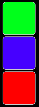 Boxes without alignment are placed under each over
